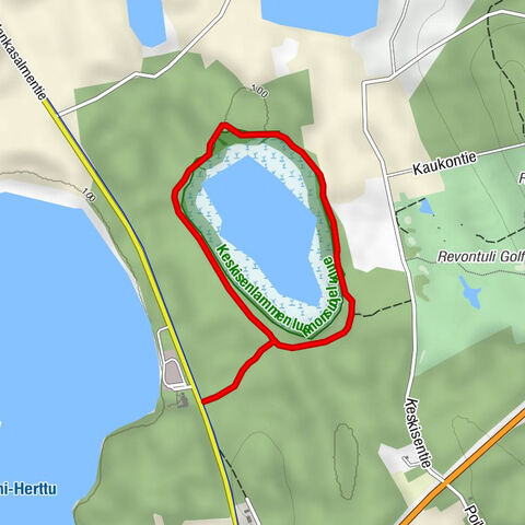 Keskisenlammi Naturlehrpfad und Vogelturm, Hankasalmi