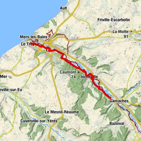 Grüner Weg "Weg zwischen Glas & Meer"