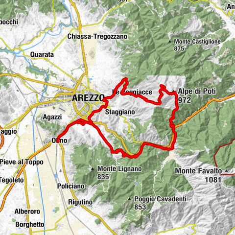 Arezzo: P.Mendico,Molinelli,S.Severo,A.Poti,L’Intoppo,P.d.Pero,Querceto,Gragnone