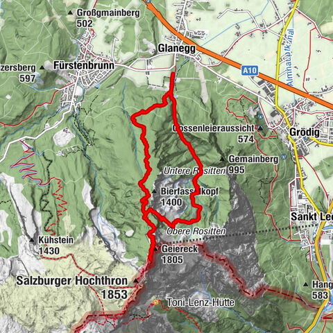 Reitsteig - Dopplersteig Runde_Untersberg