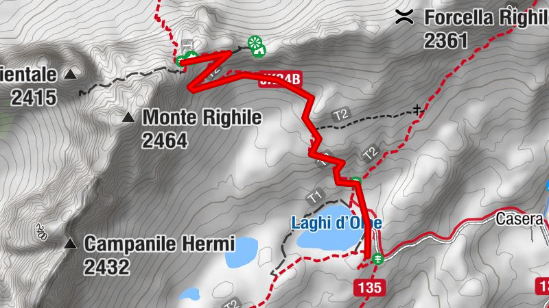 28 PASSO DEL MULO von den Laghi d'Olbe - Sappada