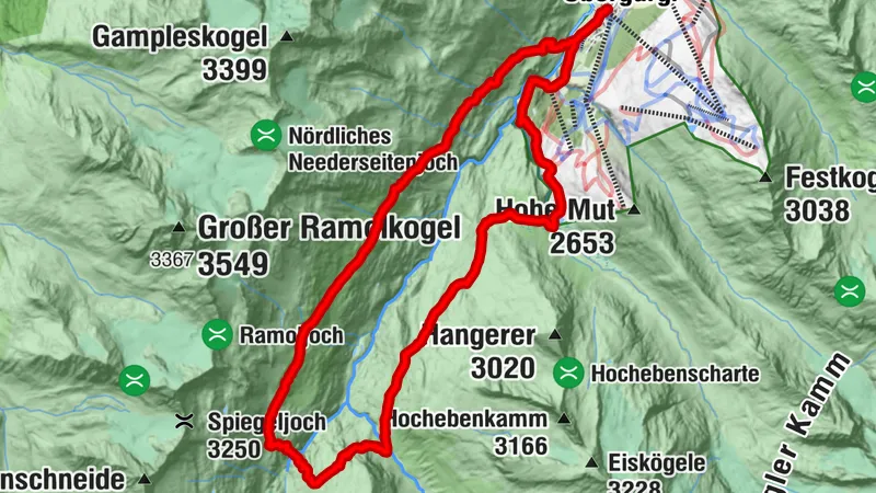 Piccard Brücke Rundwanderung - Obergurgl