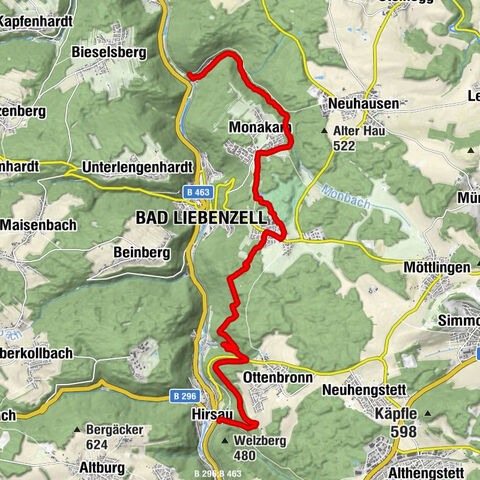 Schluchtenduo im Nagoldtal - Ein bwegt-Wanderweg