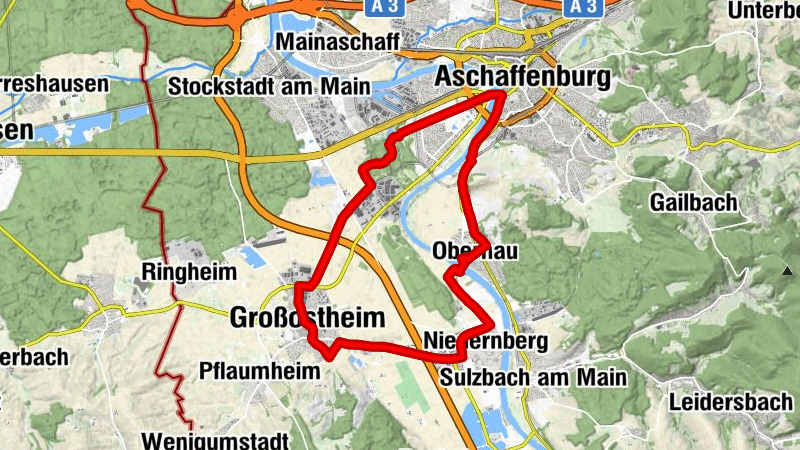 Churfranken Runde nach Aschaffenburg
