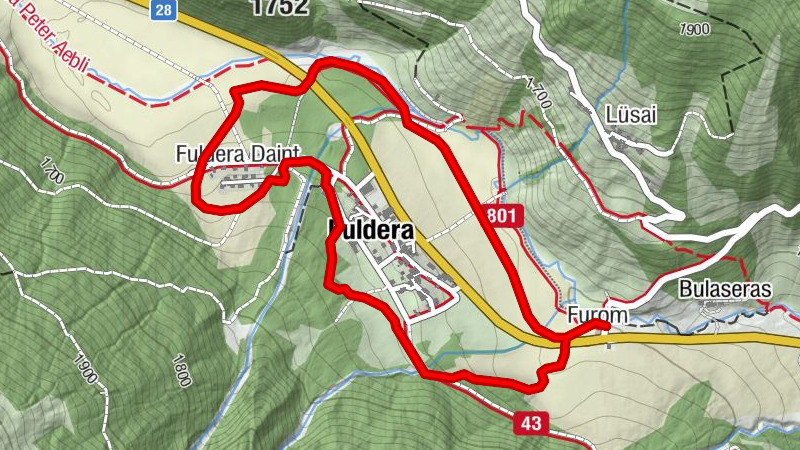 Fuldera - Rundloipe "La pretensiusa"