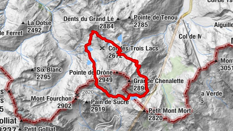 Les cols du Grand-St-Bernard