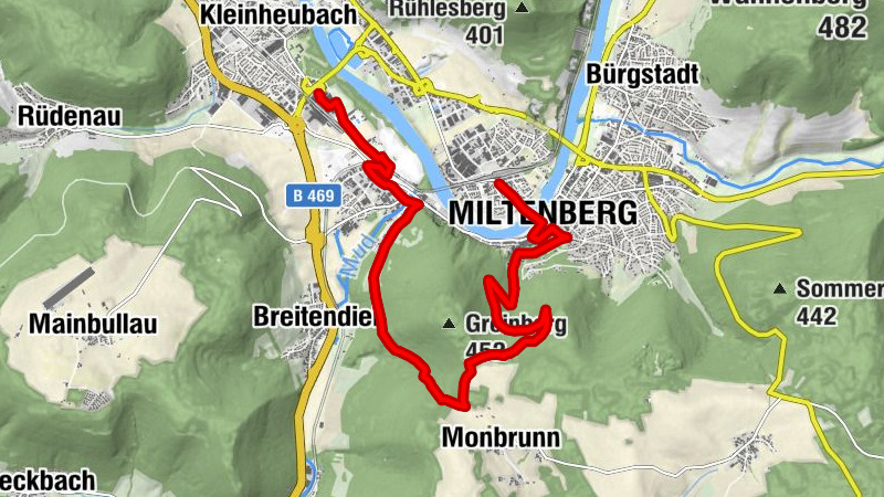 Churfrankenlauf - Etappe 1