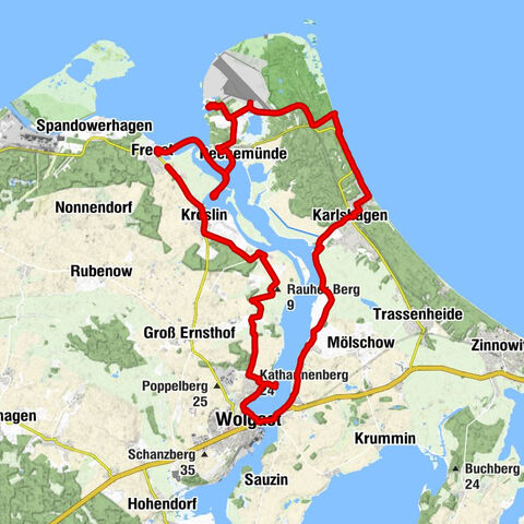 Natur pur vom Festland auf die Insel - Rundtour