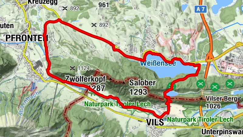 E-Bike - Seen-Tour