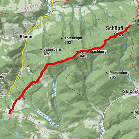 Schöpfl von Kammhöhe aus