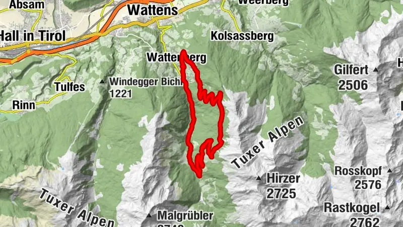 Wattenberg Mountainbikerunde MTB Route 519