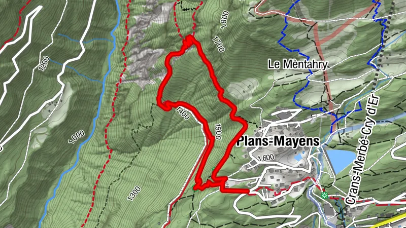 Ein kleines Stück über den Bisse du Ro