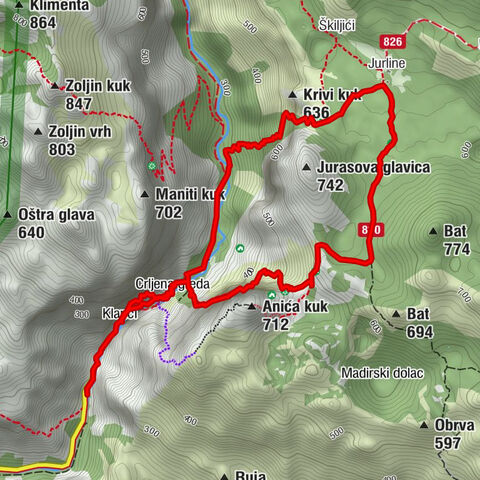 schöne Wanderung unterhalb von Akku Anica