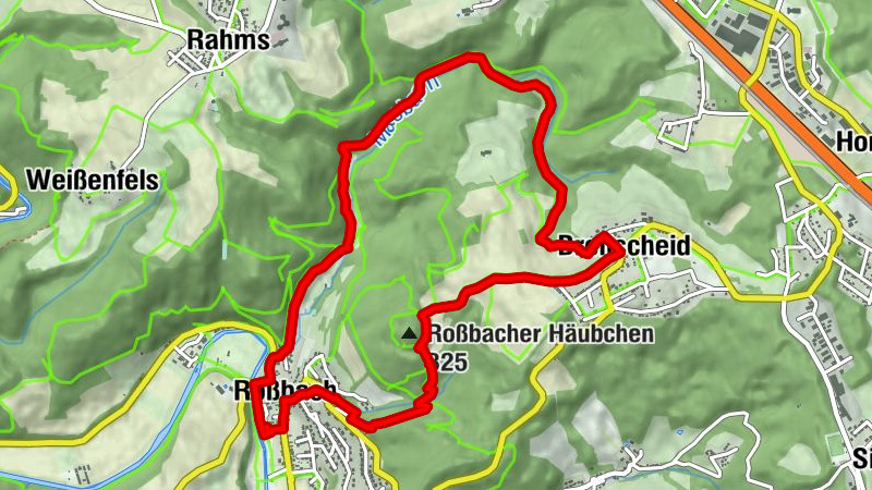 R2 Roßbach - Mühlenpfad