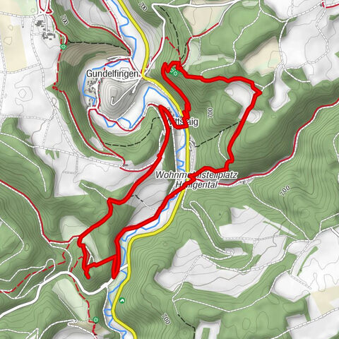 HOCHGEHBERGE I »hochgehswiggert« - Premiumwanderweg Hohengundelfingen-Burg Derneck