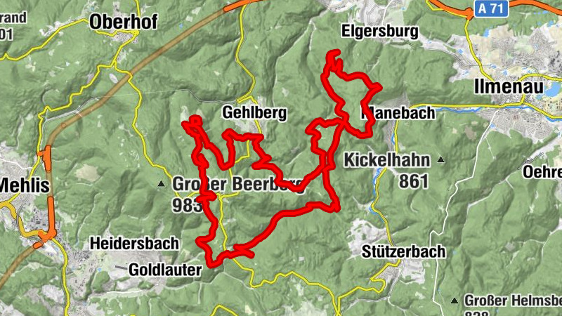 Tour der schönen Aussichten // Schneekopf mittlerer Thüringer Wald