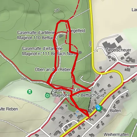 Wanderroute: Der Kasemattenweg