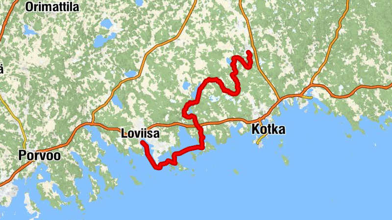 Kanuwanderung Inkeroinen - Loviisa