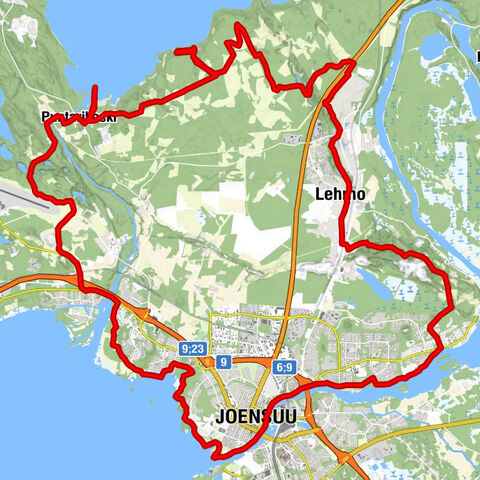 Jaama Trail, einfache Rundroute in der Umgebung von Joensuu