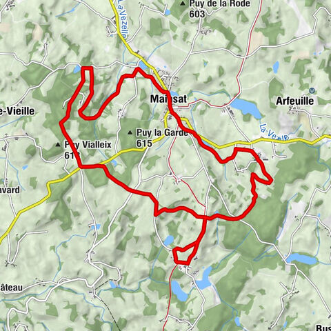 Mountainbike-Strecke Nr. 4 - Chaumont