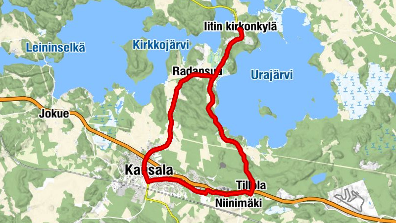 Kausala-Iittis Kirchdorf-Kausala 20 km