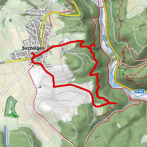 20 - Sirchinger  Wasserfall - Ruine  Blankenhorn