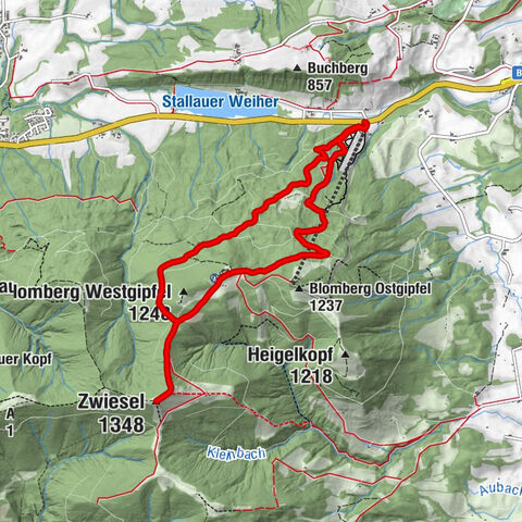 Blombergbahn - Zwiesel - Berggasthof Blomberghaus