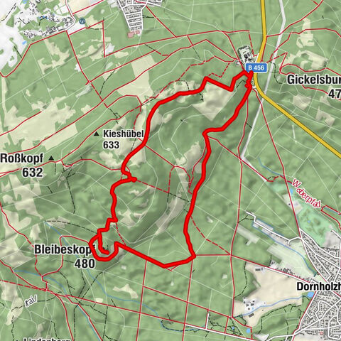 Landgasthof Saalburg - Bleibeskopf - Herzberg - Gasthof Herzberg