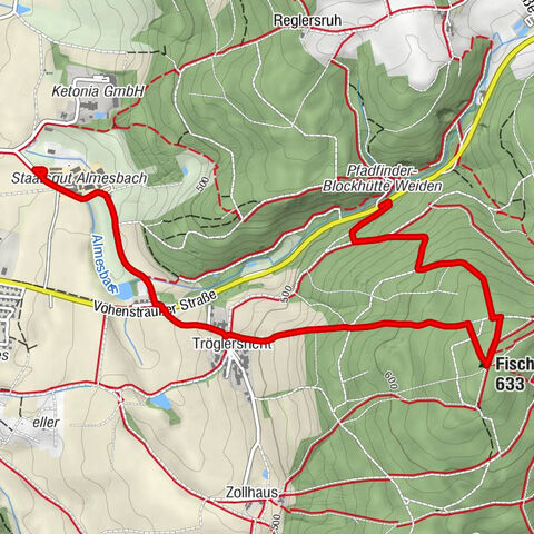 Weiden in der Oberpfalz - Strobelhütte - Fischerberg