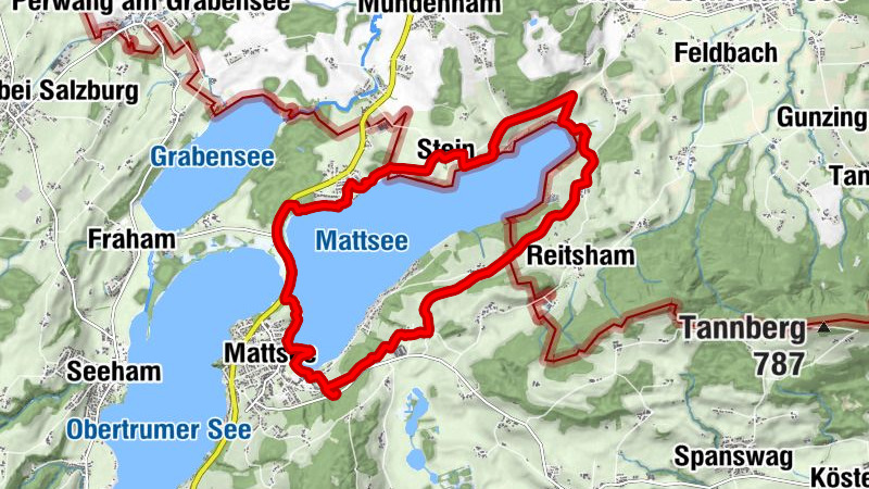Blick über Mattsee - Weyer - Mattsee - Schloßberg