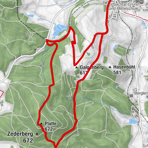 Pleystein - Zederberg - Platte - Galgenberg