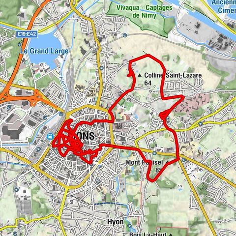 Mons - Mont Panisel - Colline Saint-Lazare
