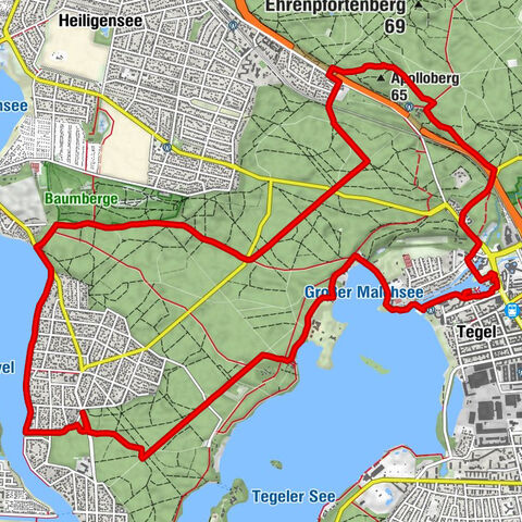 Berlin - Seepavillon am Tegeler See - Apolloberg - Reinickendorf