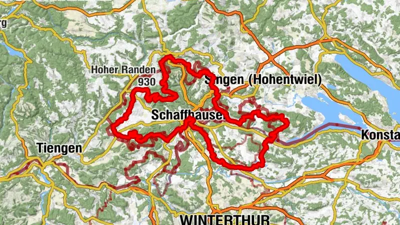 SchweizMobil 50: Schaffhauserland Bike