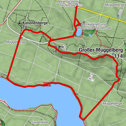 Waldspielplatz Promenade Teufelssee - Kleiner Müggelberg - Marienlust