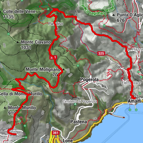 Agriturismo Mare e Monti - San Lazzaro - Monte Molignano - Amalfi