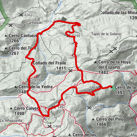 Alfacar - La Alfaguara - Cerro de la Encina - Trincheras del Cerro de la Encina
