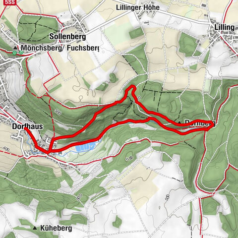 Dorfhaus - Gasthaus Zum Lillachtal - Sinterstufen - Dornberg