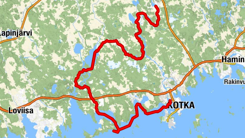 Paddelwanderung Inkeroinen - Kotka