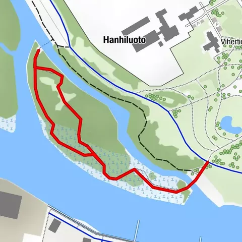 Polsanluodon polku (Pfad von Polsanluoto)