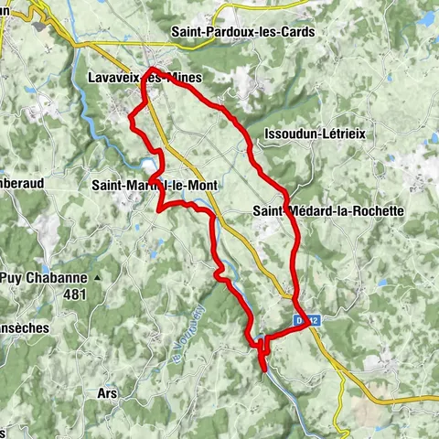 Boucle Vélo N°35 - Cité minière et églises perchées