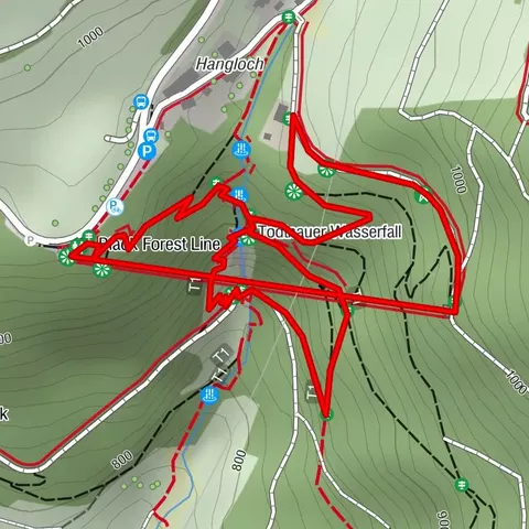 BLACKFORESTLINE - Große Wasserfallrunde