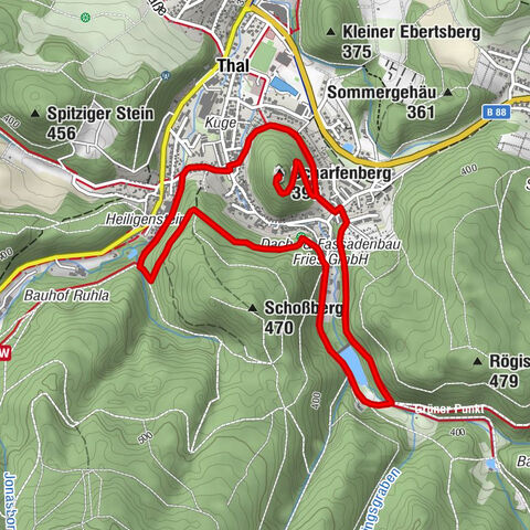 Rundwanderweg - Thaler Promenadentour - Ruhla - Thal - Thüringer Wald
