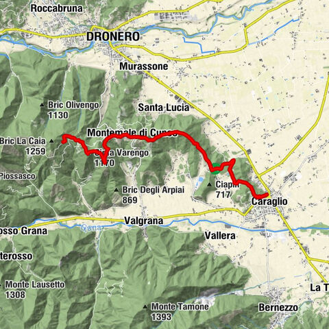 Historische Bergrouten | Curnis Auta Etappe 1 Caraglio – La Scola-Schutzhütte