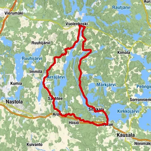 Vuolenkoski – Säyhtee – Mankala Fahrradrunde, Iitti