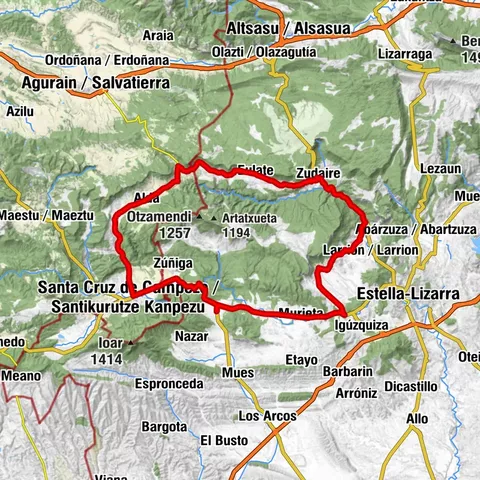 Valdega, Allín Y Améscoas - Camping Acedo Route 2