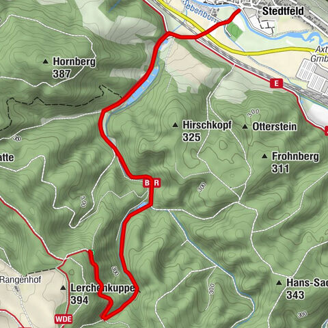 Stedtfelder Bergbaulehrpfad bei Eisenach