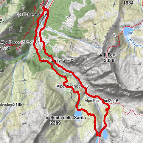 BALME Grüne Seen und Paschiet-See