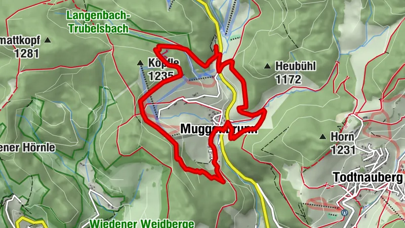 Erlebnisweg rund um "Mugg's Brunnen" (Muggenbrunn)
