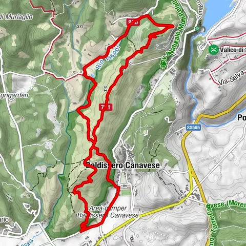 BALDISSERO CANAVESE Das Naturschutzgebiet Monti Pelati
